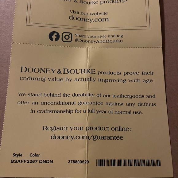 Dooney & Bourke Blue Crossbody Bag - Picture 4 of 9